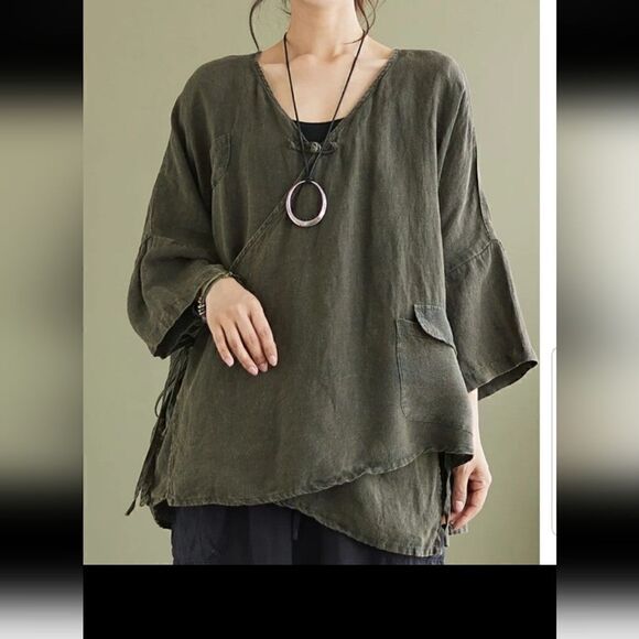 Buykud Navy Striped Oversized Dress NWT Size XL - Picture 6 of 10